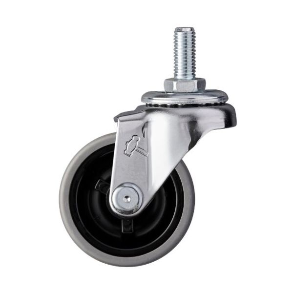 ハンマーキャスター ハンマー Aシリーズ ねじ込み 自在 W3/8 エラストマー車 50mm 420A-20L50 1個 376-7020（直送品）