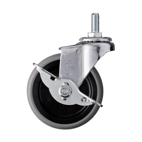 ハンマーキャスター ハンマー Aシリーズ ねじ込み 自在SP付 W3/8 エラストマー車 75mm 415A-20L75 1個（直送品）