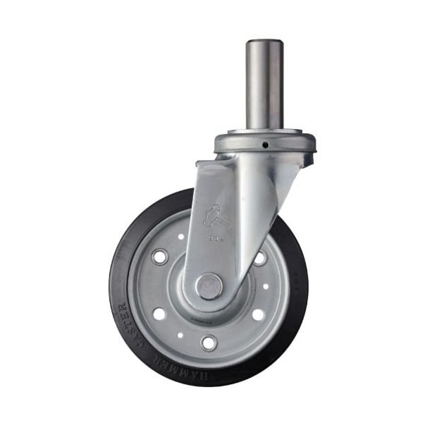 ハンマーキャスター ハンマー SKシリーズ 差込み 自在 特殊ゴム車輪 150mm 420SK-XRZ150 1個 376-6999（直送品）