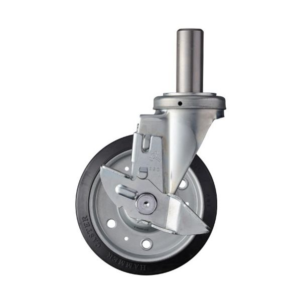 ハンマーキャスター ハンマー SKシリーズ 差込み 自在SP付 特殊ゴム車輪 150mm 413SK-XRZ150 1個 376-8559（直送品）