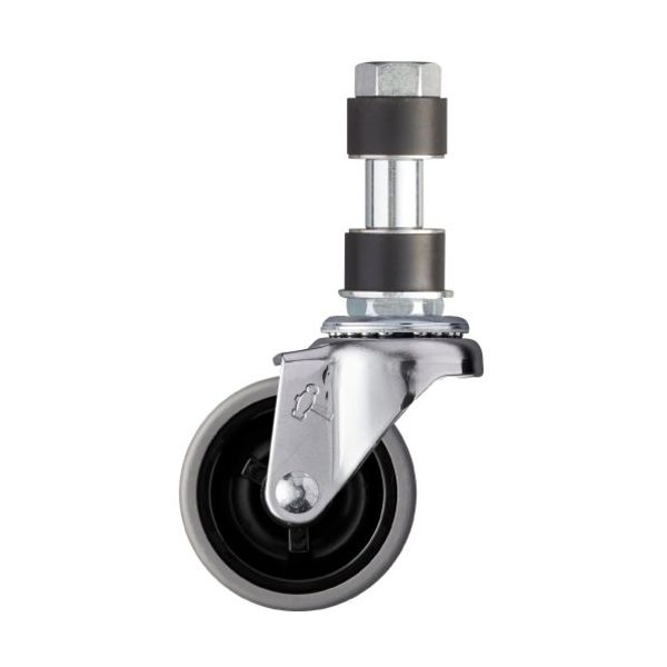 ハンマーキャスター ハンマー EXシリーズ パイプ差込み 自在 エラストマー車 50mm 4206EX-L50 1個 376-5435（直送品）