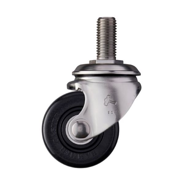 ハンマー オールステンレス 低床式重荷重用 SAシリーズ ねじ込み 自在 M20 ナイロンB車 75mm 540SSA-NRB75 1個（直送品）