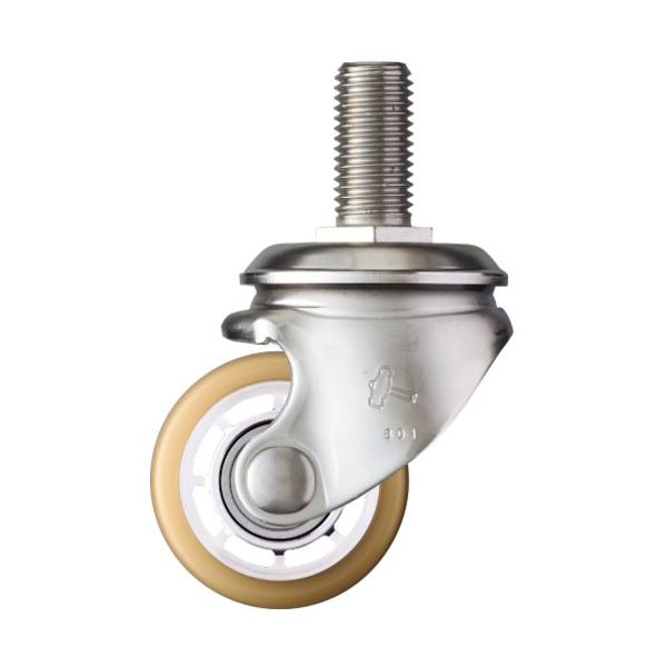 ハンマー オールステンレス 低床式重荷重用 SAシリーズ ねじ込み 自在 M20 ウレタンB車 65mm 540SSA-BAU65 1個（直送品）