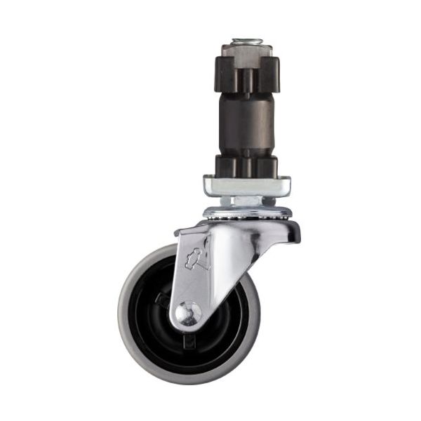 ハンマーキャスター ハンマー ENシリーズ パイプ差込み 自在 エラストマー車 50mm 4204EN-L50 1個 376-5485（直送品）