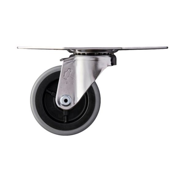 ハンマーキャスター ハンマー オールステンレス コーナーS型 自在 エラストマー車 75mm 220S0S-L75 1個 376-8633（直送品）