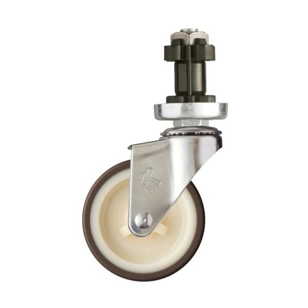 ハンマーキャスター ハンマー SUS パイプ外径38mm用差込 ウレタン車 75mm 320-2EN-UR75 1個 472-2720（直送品）