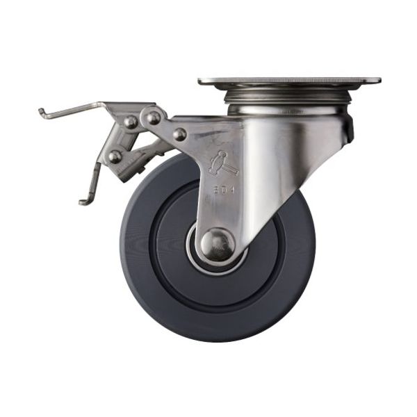ハンマーキャスター ハンマー トータルロック SUS 自在 SP付 MCナイロン車 100mm 315S-MCB100 TL 1個（直送品）