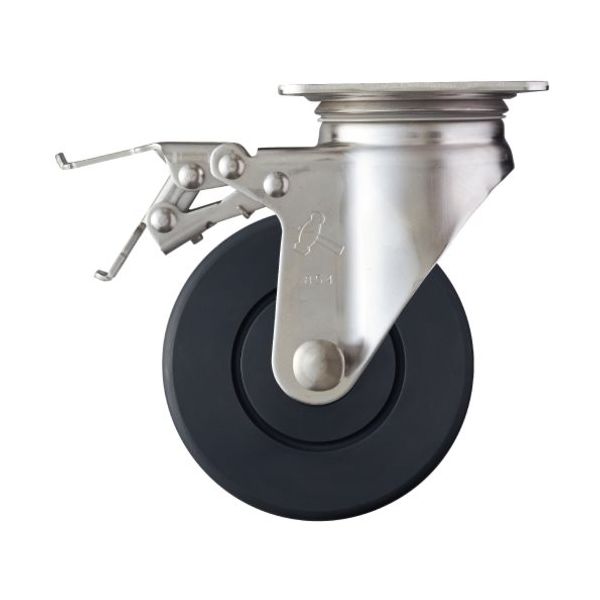 ハンマーキャスター ハンマー トータルロック SUS 自在 SP付 MCナイロン車 125mm 315S-MCB125 TL 1個（直送品）