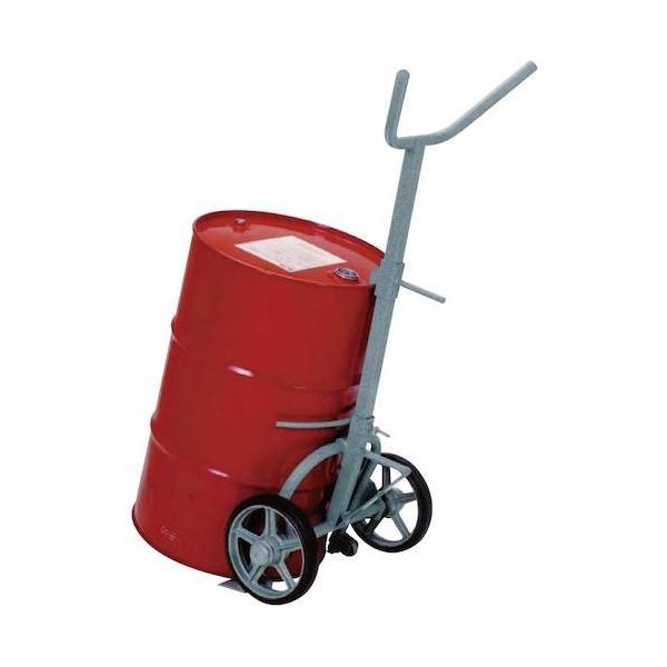 ヨドノ ドラム缶運搬車 ゴム車輪付 NO.59-300B 1台 509-0714（直送品）