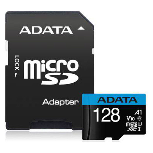 ADATA  ｍｉｃｒｏＳＤカード　１２８ＧＢ　ｍｉｃｒｏＳＤＸＣ　ＵＨＳーＩ　ＣＬＡＳＳ１０ AUSDX128GUICL10A1-RA1（直送品）