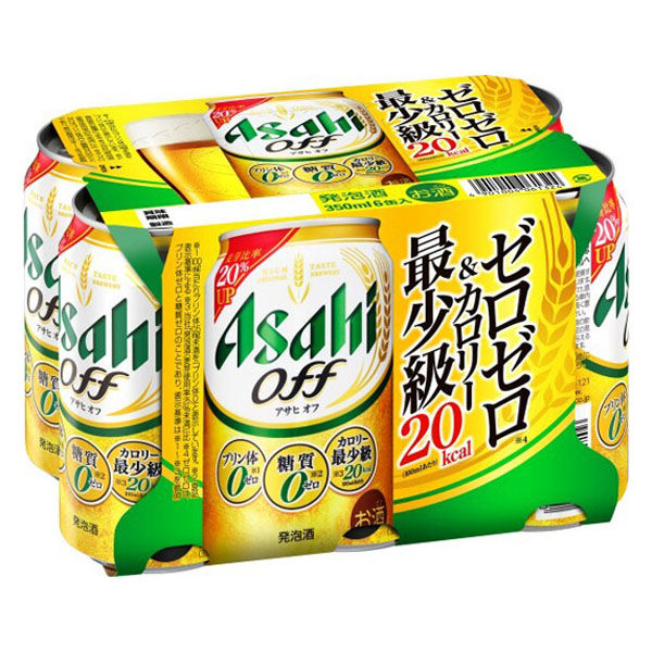 アサヒオフ　350ml ４４本　PSB 500ml ２本 ビール類 発泡酒 アサヒオフ 350ml 2箱（48本） - アスクル