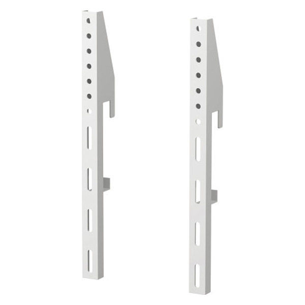 サンワサプライ eデスクハンギングバー用ディスプレイブラケット ホワイト EST-HGPL1W 1台（直送品）