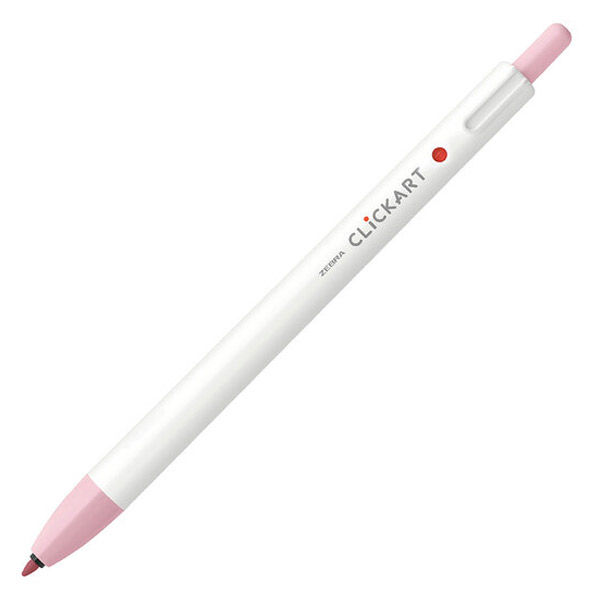 ゼブラ クリッカート 限定 どうぶつカラー ねこみみピンク 水性