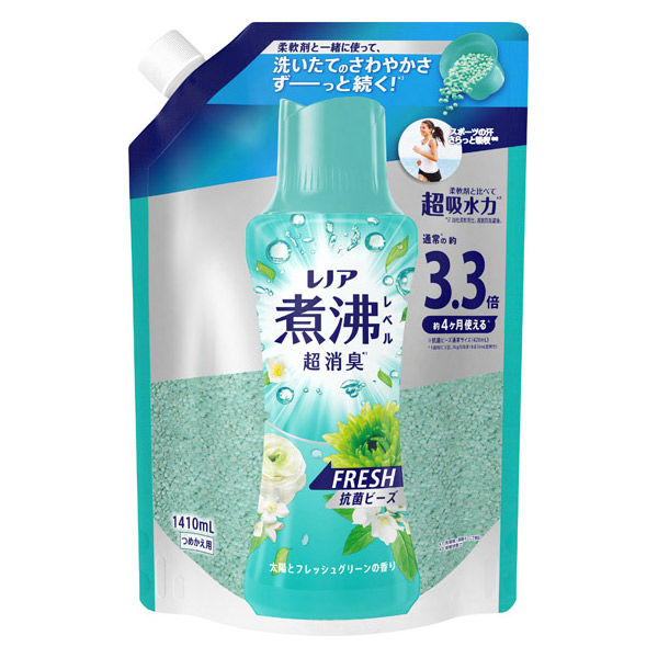 レノア　消臭抗菌ビーズシャワーフレッシュ 詰替 超特大 1410ml✖️10個 レノア 消臭抗菌ビーズシャワーフレッシュ 詰替 超特大 1410ml