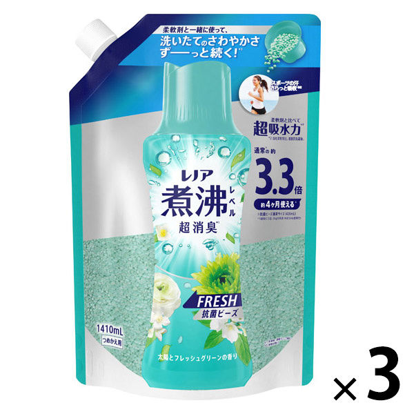 レノア　消臭抗菌ビーズシャワーフレッシュ 詰替 超特大 1410ml✖️10個 ヨドバシ.com - レノア 限定 レノア 超消臭 煮沸レベル消臭 抗菌