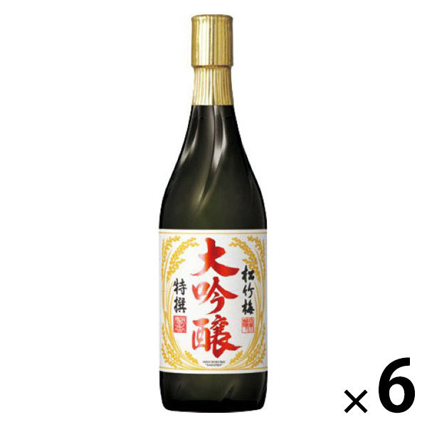 特撰松竹梅 大吟醸 720ml 1セット（1本×6） 宝酒造 日本酒