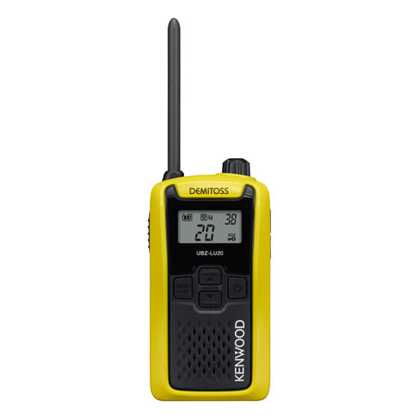 KENWOOD トランシーバー2個セット（ブラック、イエロー） JVCケンウッド 特定小電力トランシーバー(イエロー) UBZ-LU20Y 1