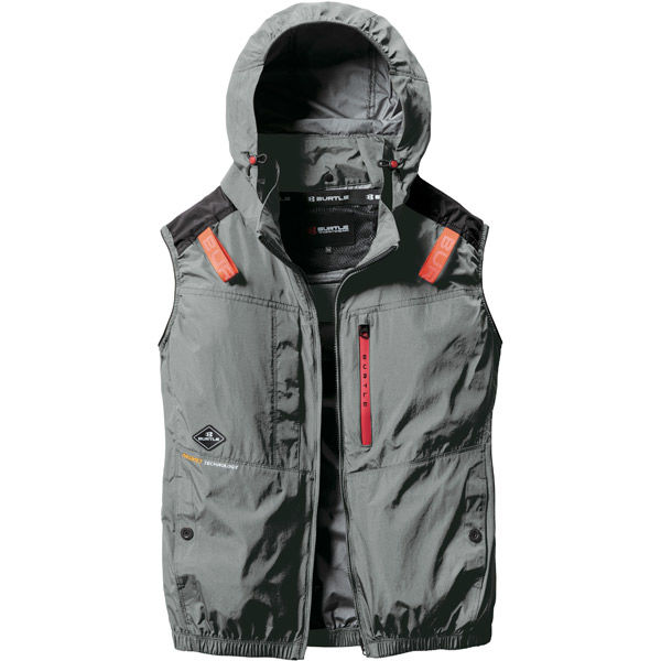 BURTLE AC2084 空調服 3XL スティールグレー バートル ベスト スティールグレー 3XL AC2084-57-3XL 1枚（直送