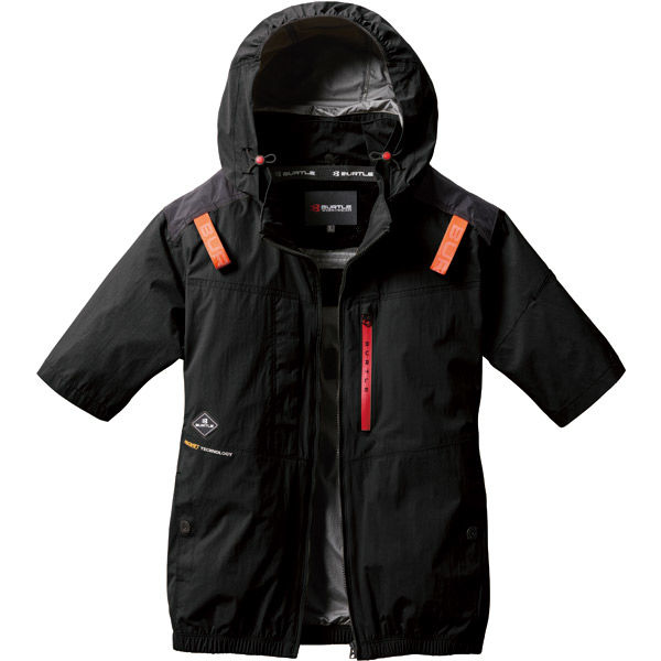 バートル 半袖ブルゾン ブラック XXL AC2086-35-XXL 1枚（直送品