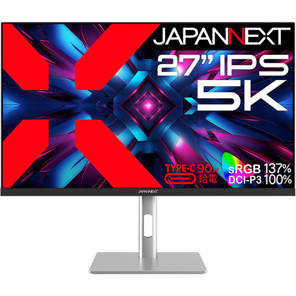 JAPANNEXT 27インチ IPSパネル搭載 5K(5120x2880)解像度 液晶