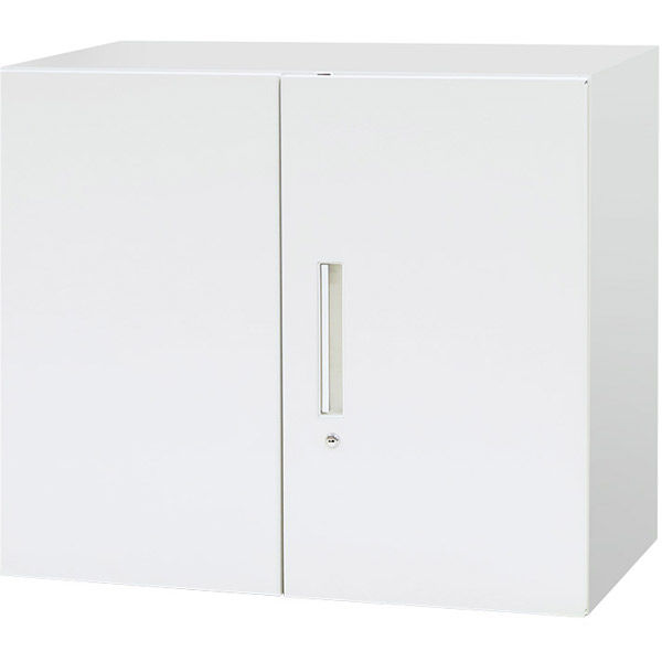 ネットフォース イーセンブリー 両開き書庫 2段 シリンダー錠 A4タイプ スチール ホワイト EA-8840-2R-AW-WH 1台（直送品）