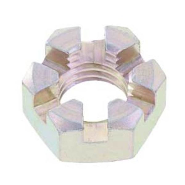 SUNCO 三価ホワイト 溝付きナット(低形(1種 M16 (100本入) N0-00-0C10-0160-0000-03 1箱(100本)（直送品）