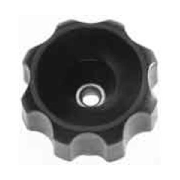 SUNCO 三価ホワイト グリップナット (黒(Eー1 M6(D=30 (100本入) N0-00-2E10-0060-0000-03（直送品）