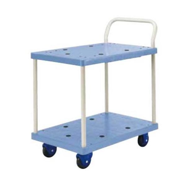 ヨドノ 樹脂製ポータブルカー 2段式 101PC 1台 603-4106（直送品）