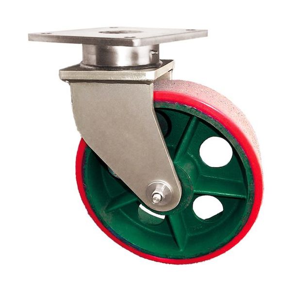 マーテック MARTEC マリン用防水型キャスター シングルホイール ウレタン車 自在 MSR250 1台 641-9296（直送品）