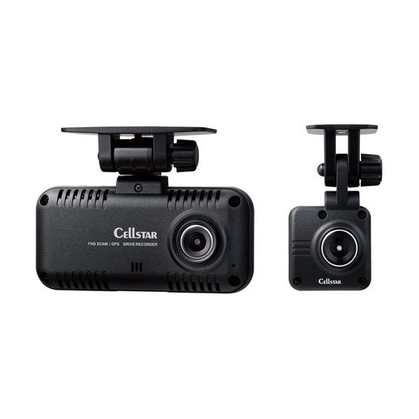 セルスター工業 CELLSTAR ドライブレコーダー 200万(別体200万)画素 CS-54FH 1台 669-0052（直送品）