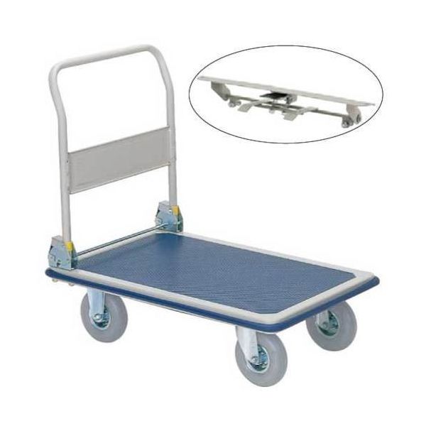 ヨドノ フレッシュカー 折り畳み式 フットブレーキ付 空気入タイヤ付 301A-AR-ST 1台 553-4258（直送品）