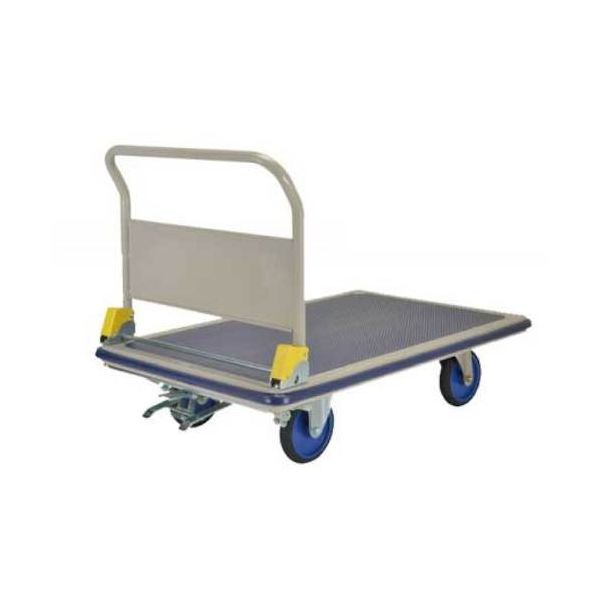 ヨドノ パレットカー 折り畳み式 フットブレーキ付 501BA 1台 563-6436（直送品）