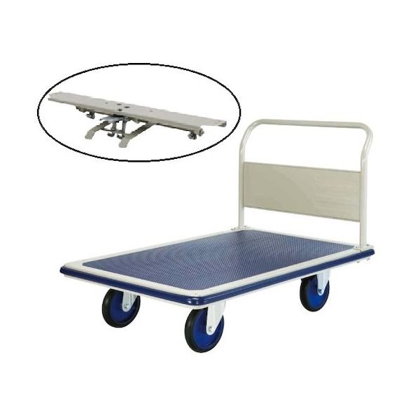 ヨドノ パレットカー 固定式 フットブレーキ付 501BB 1台 563-6431（直送品）