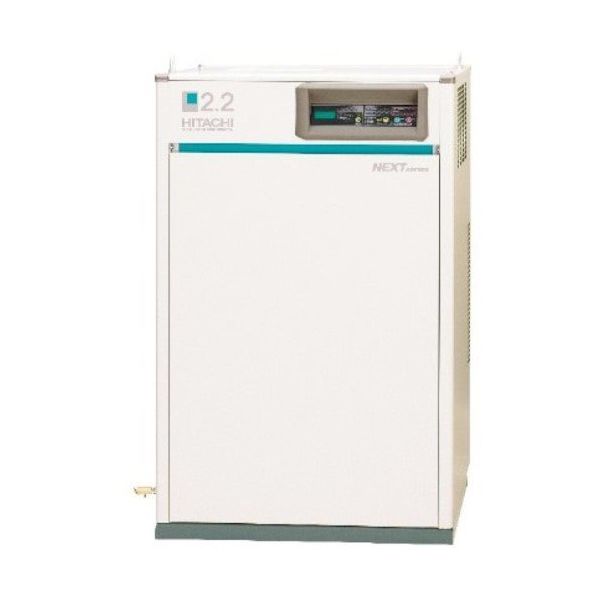 日立産機 ドライヤ搭載パッケージオイルフリーベビコンLE圧力式 単相100V(50/60Hz) POD-0.4LESN 1台（直送品）