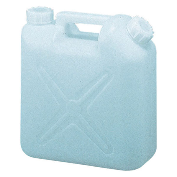 ケニス ポリエチレン角型瓶 20L平角(2ツ口)(20L(2ツ口)) C0100159 1個（直送品）