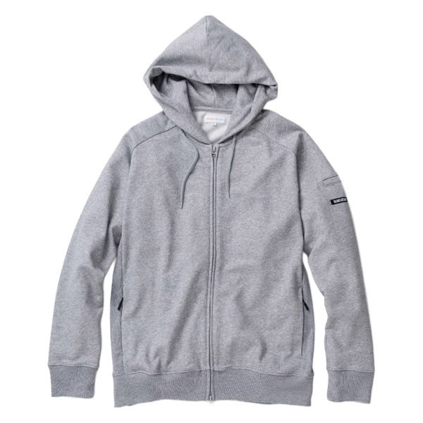 桑和 BEAMS DESIGN 長袖パーカー モクグレー 3L B2805ー04 1着（直送品）