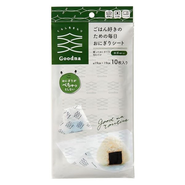 アール Goodna ごはん好きのための毎日おにぎりシート GK-302 / GK-303 1ケース(10枚入×120)（直送品）