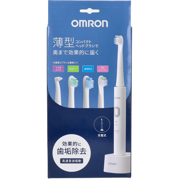 (未使用･未開封品)　オムロンヘルスケア 音波式電動歯ブラシ HT-B312-BK ブラック df5ndr3 音波式電動歯ブラシ 充電式 HT-B314-BK ブラック | オムロン