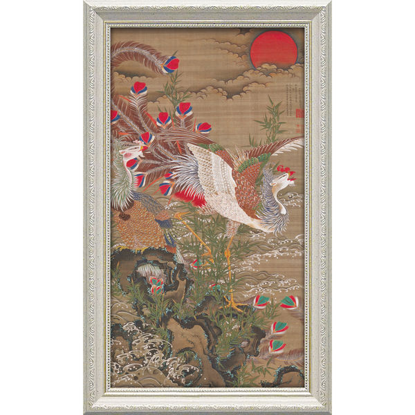 ユーパワー 伊藤 若冲「旭日鳳凰図」 JI-07503 1枚（直送品
