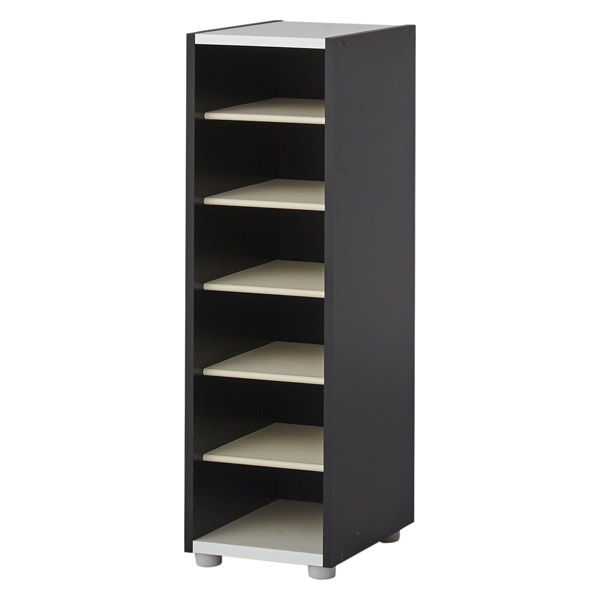 【軒先渡し】バリュテック・インターナショナル シューズラック １列ロータイプ 幅284×奥行350×高さ930mm PLB-56P 1台（直送品）