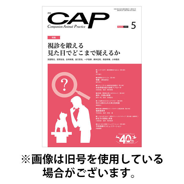 月刊CAP 2025/09/01発売号から1年(12冊)(雑誌)（直送品）
