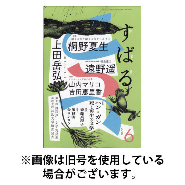 すばる 2025/09/05発売号から1年(12冊)(雑誌)（直送品）