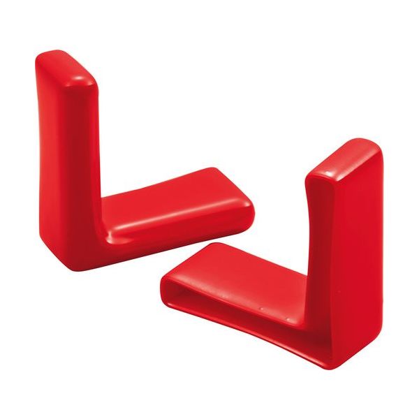 岩田製作所 IWATA 保護キャップ Lアングル(R無)用 (10個入) 赤 HLRELN50X5-P 1袋(10個) 688-0539（直送品）