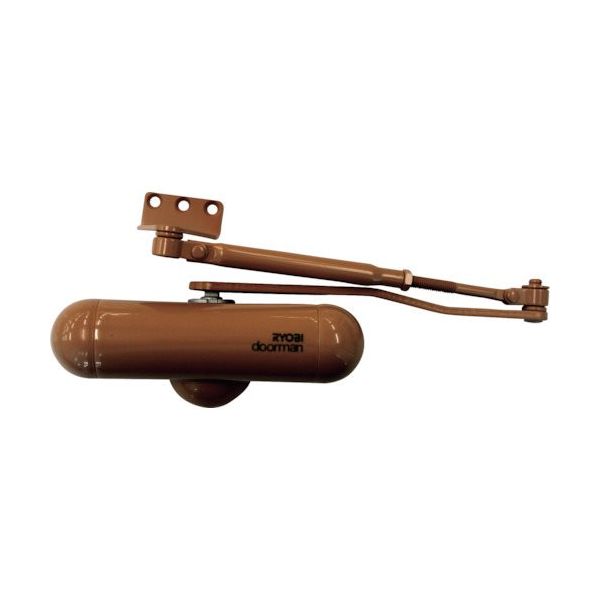 リョービ RYOBI 玄関・勝手口用 ドアクローザ S102P ライトブラウン S102P-LB 1台 139-5573（直送品）