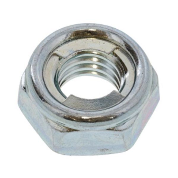 SUNCO 三価ホワイト セルフロッキングナット 3/8 (10本入り) N0-00-0702-8030-0000-03-10P（直送品）