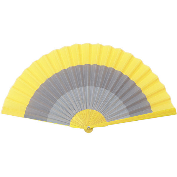BRID 西川庄六 縞々扇子 イエロー 6300069341 1個（直送品
