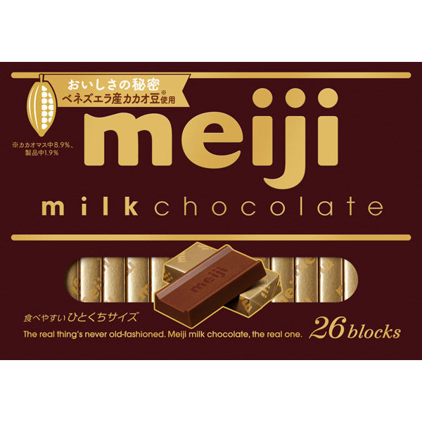 明治 ミルクチョコレートBOX 4902777026107 1セット(26枚×6個