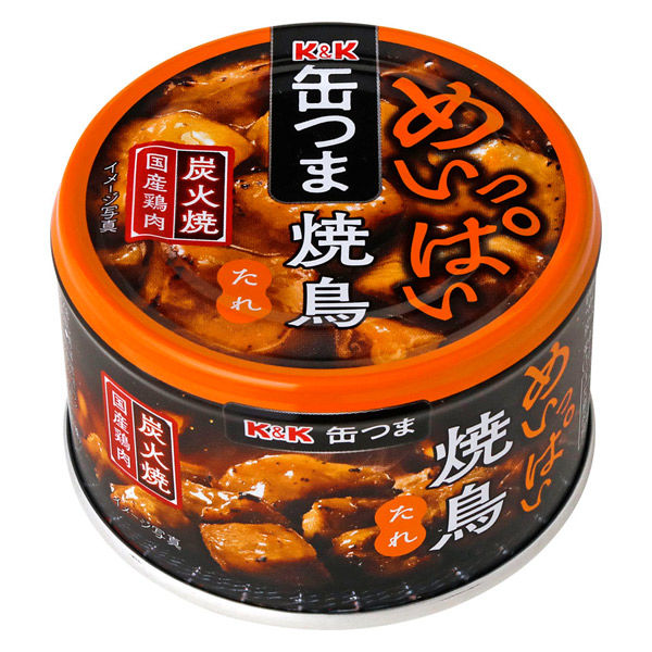 国分グループ本社 K&K 缶つま めいっぱい焼鳥炭火焼 たれ 135gx6
