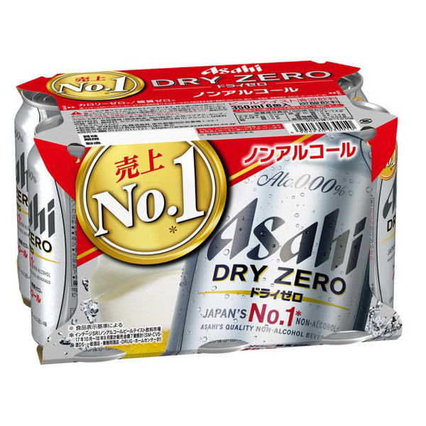 アサヒ ゼロ 350ml 6缶パック×4 2箱 アサヒビール アサヒ ドライゼロ 6缶パック 350x6x4