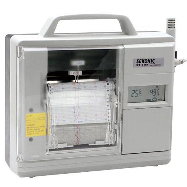 セコニック 電子式温湿度記録計 ST-50A 31420565 1個（直送品）